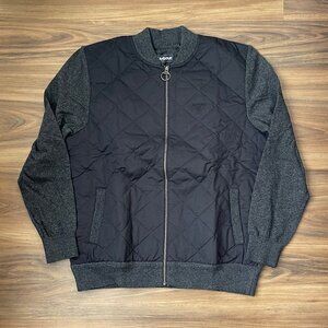 Men's Barbour Mixed Media Jacket - Black - XL